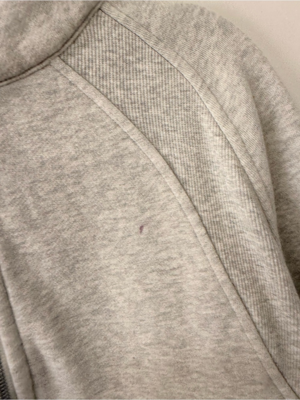 lululemon athletica Light Gray Half-Zip Hooded Pullover - Picture 2 of 8